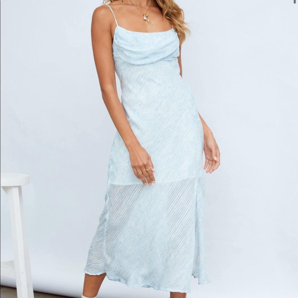 Hello Molly Brooke Midi Dress Blue